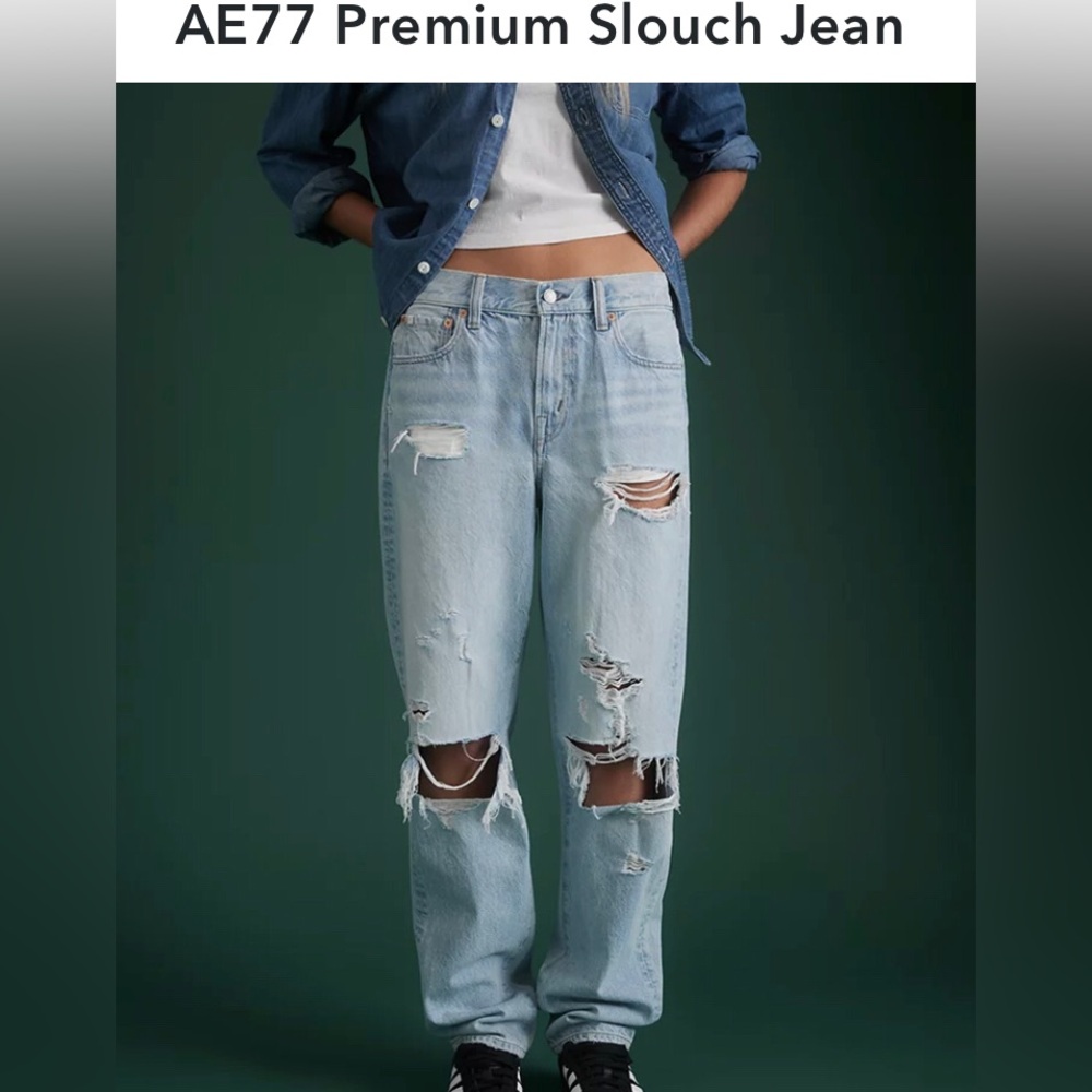 AE77 Premium Slouch Jeans - Picture 5 of 8